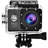 Garsent Cámara Deportiva 4K- HD 1080P WiFi Acción Deportiva DV Impermeable 30M bajo el Agua- cámara de Lente Gran…
